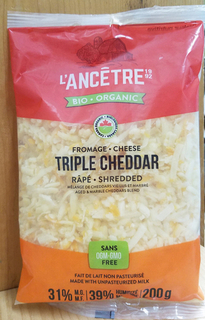 Cheese Shredded - Triple Cheddar (L'Ancetre)